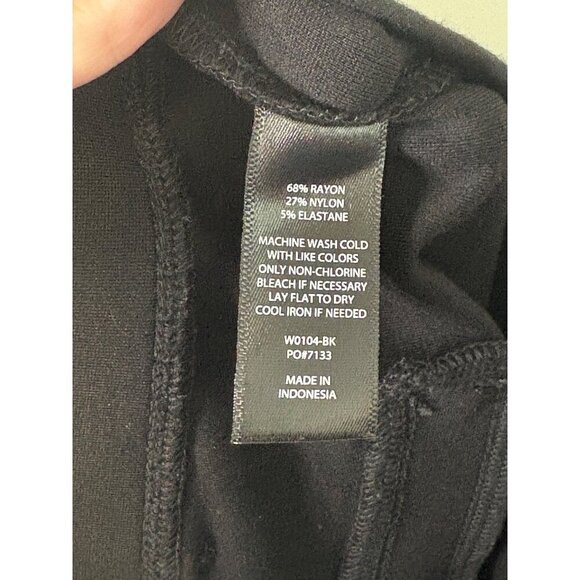 Betabrand Women's Black Pull on  Bootcut Stretchy Dress Pants Size XXL - Picture 10 of 10